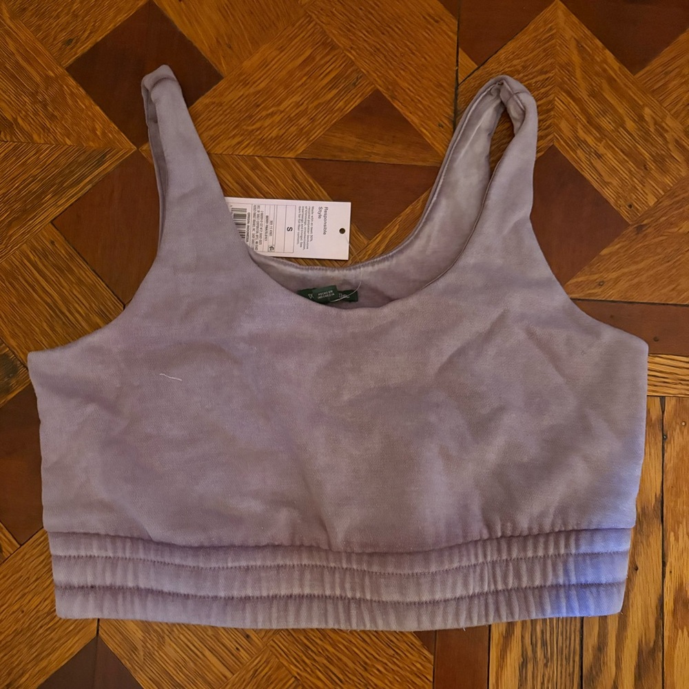 Wild Fable Purple Cropped Tank Top, Women’s Small